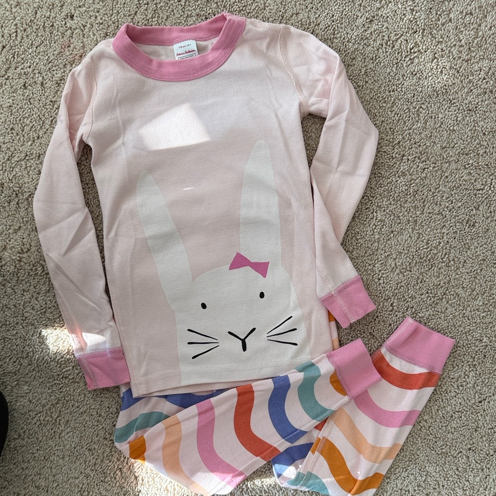 Hanna Anderson Easter Bunny Kids Pajamas